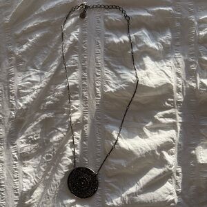 Intricate Silver Mandala Necklace